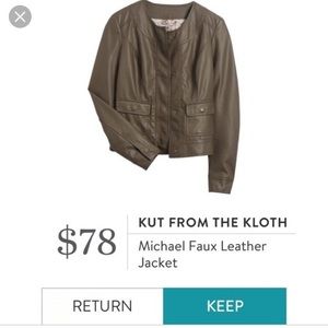 Kut from the Kluth Faux Leather Jacket